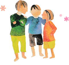 友達と共に
